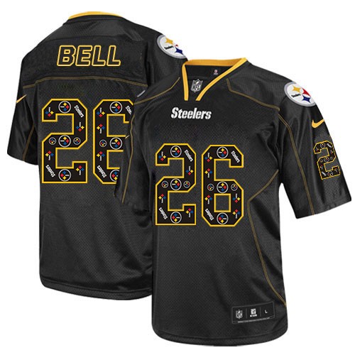 Men's Elite Le'Veon Bell Nike Jersey New Lights Out Black - #26 NFL Pittsburgh Steelers